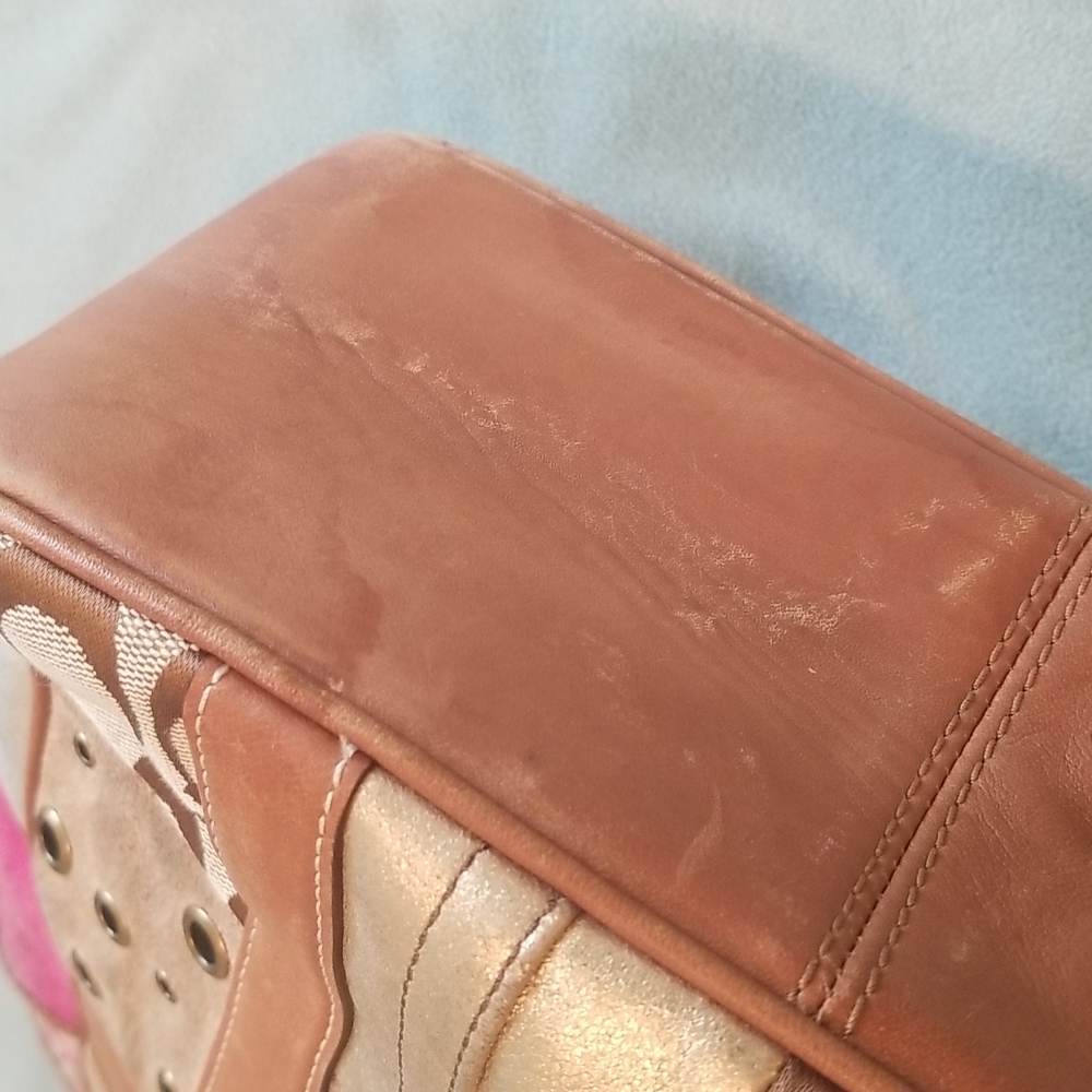 Coach Patchwork Tote Shoulder Bag 10001 - Picture 8 of 11